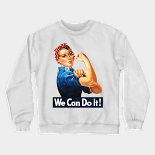 VINTAGE WE CAN DO IT Pop Art Crewneck Sweatshirt